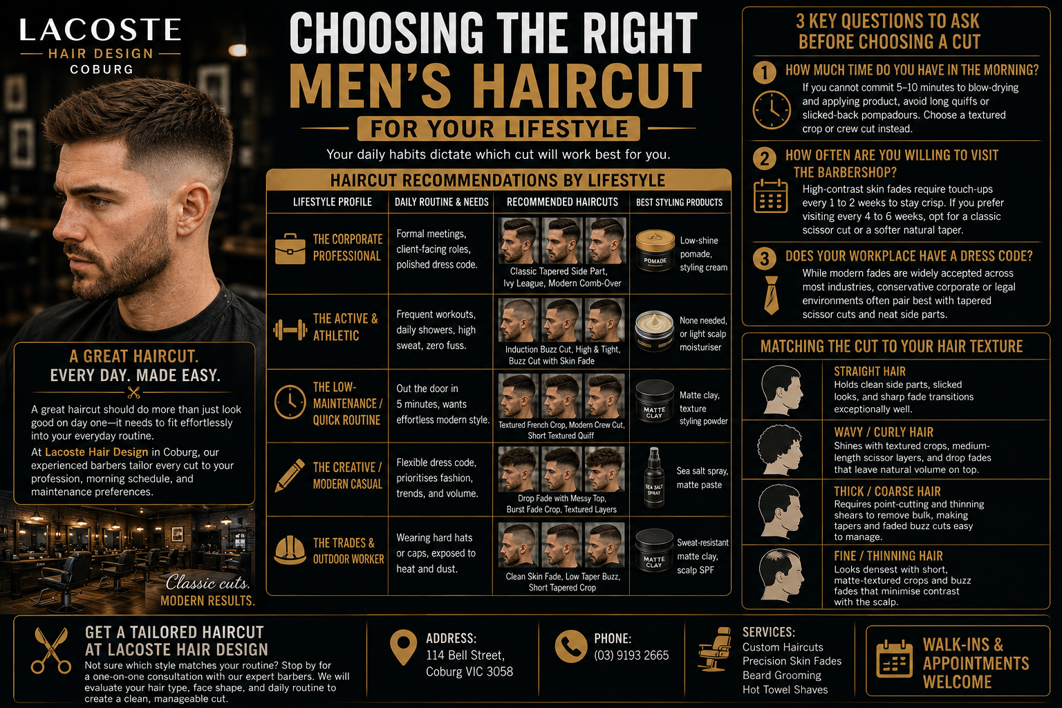 Choosing the Right Men's Haircut for Your Lifestyle